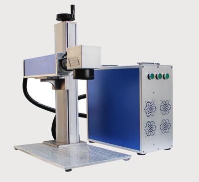 China Portable Optical Fiber Laser Marking Machine with Maxphotonics 20W Fiber Laser Source for sale