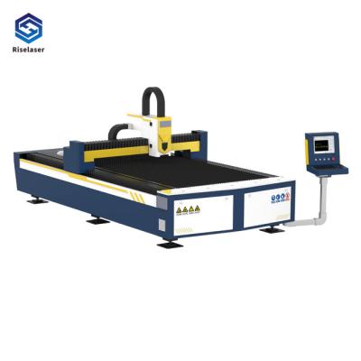 China Single Platform Cnc Fiber Laser Cutting Machine , Metal Sheet Cutter 1000W 1500W 2000W for sale