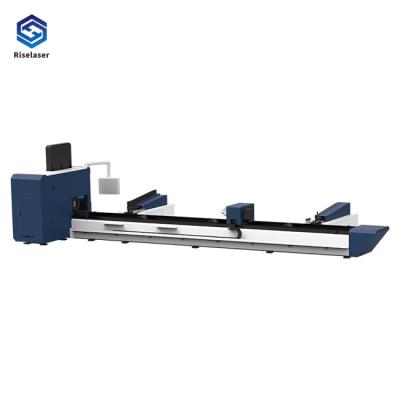 China CNC Control Fiber Laser Pipe Cutting Machine , Silver Fiber Optic Laser Cutter for sale