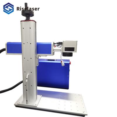 China Mini Metal Fiber Laser Marking Machine 30w Fiber Laser Engraver for sale