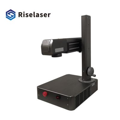 China Dustless 20W Fiber Laser Marker Machine Desktop Laser Engraver for sale