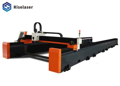 China máquina de corte do laser da fibra do metal de 2400x400cm com fonte de laser de IPG à venda