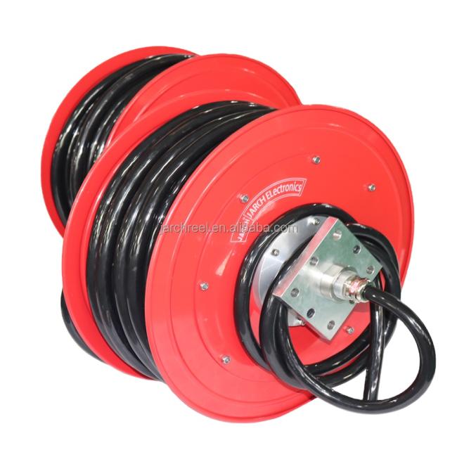 retractable high pressure industrial robot cable reel hose reel oil hose 49cm STEEL DRUM