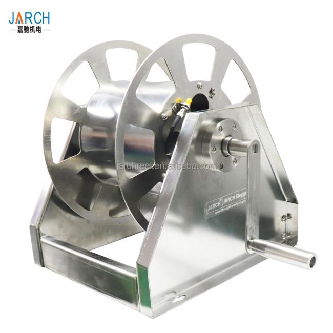 retractable high pressure industrial robot cable reel hose reel oil hose 49cm STEEL DRUM