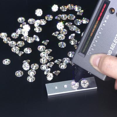 中国 D色GRA Moissaniteのダイヤモンドの石6.5mmの華麗な切口Moissanite 販売のため