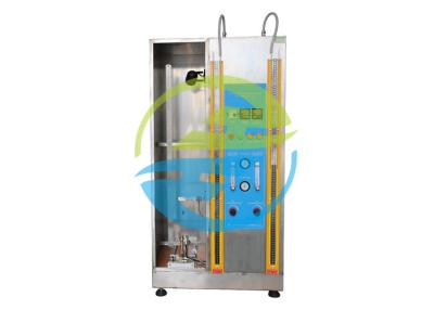 China IEC60332-1 Flammability Testing Equipment For Single Insulated Wire Or Cable Burner Tilt 45° for sale