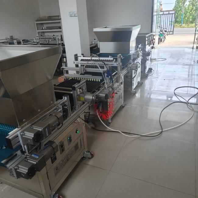 Vegetable Planter Flowers Zk-600-B Zk-Yb330d Zk-Bzj-600 Automatic Plug Tray Seedling Production Line