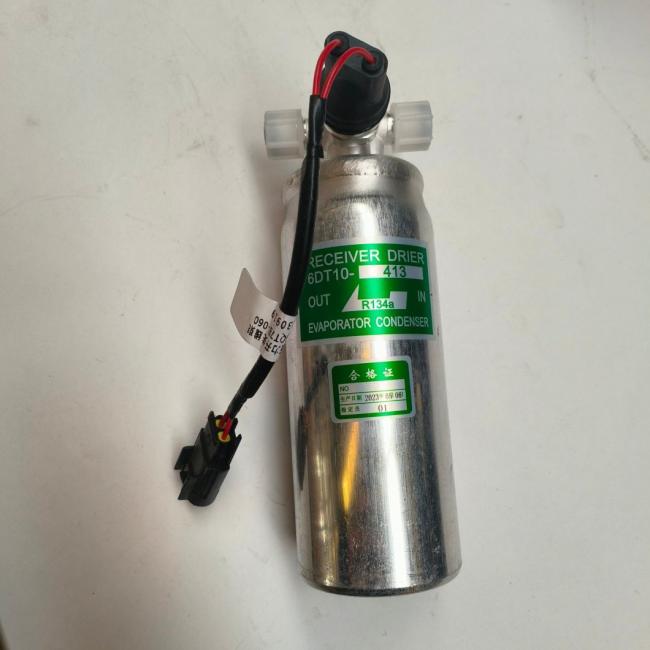 Vehicle A/C Drying Bottle Engineering Machinery Air Conditioning Receiver Drier & Adapter Air Conditioning Liquid Storage Tank
