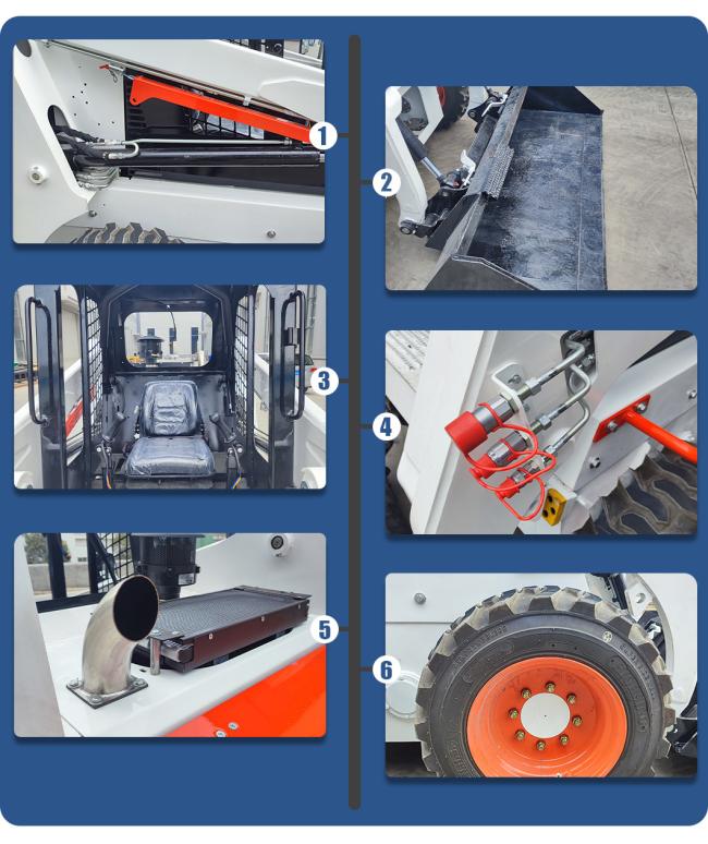 Direct Selling Mini Skid Steer Loader Various Engines EPA CE Model Factory Price Skid Steer