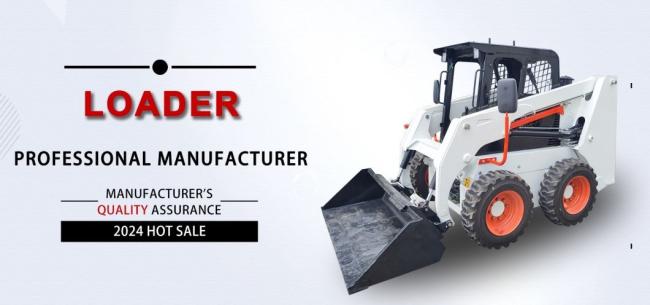 Multifunctional Mini Wheeled Skid Steer Loader for Sale