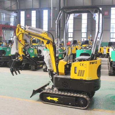 China 1.2 Ton Garden Mini Digger SGS Pile Pulling Mini Excavator For Farm Use for sale