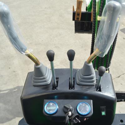 China New Hydraulic Electric Small Mini Crawler Bagger Digger 1Ton 1.3T à venda