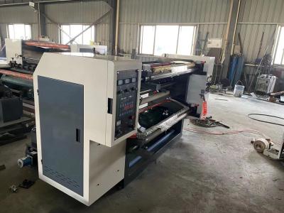 China OPP PVC Paper Slitter Film Cutting Machine Paper Roll Slitting Machine 5KW for sale