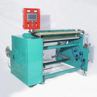 China OD 600mm Small Roll Slitter Rewinder Rewinding And Slitting Machine 1300 X 1380x 1600mm for sale