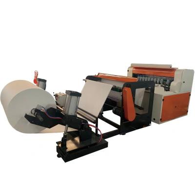 China Horizontal Vertical Cutting Machines For 1100mm Kraft Paper Roll Paper And Hamburger Paper for sale