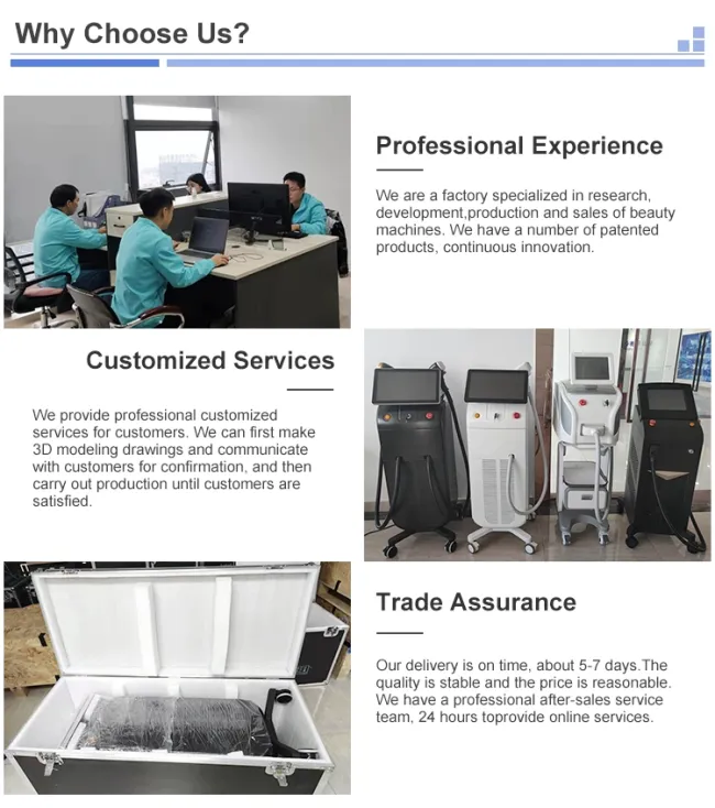 Diode Laser Hair Removal Machine Laser Diode 4 Waves 808 755 940 1064 Laser Ice Titanium Machine Salon Beauty Equipment