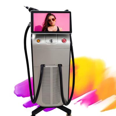 China 2in1 Diode Laser Machine Hair Removal Nd Yag laser tattoo removal machine Multi-functional Beauty Instrument for sale