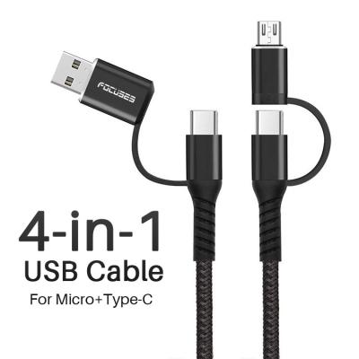 China Focuses 4 In 1 5A Multifunctional USB Cable Fast Charging for sale