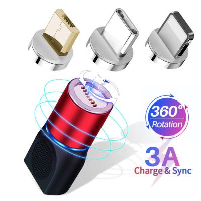 China 3 In 1 3A Magnetic USB Charging Cable Pure Oxygen Free Copper for sale