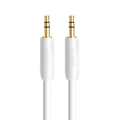 China OEM PVC 3.5 Mm Audio Jack To Aux Cable Wire Gold Plated Audio Auxiliary Cord for sale