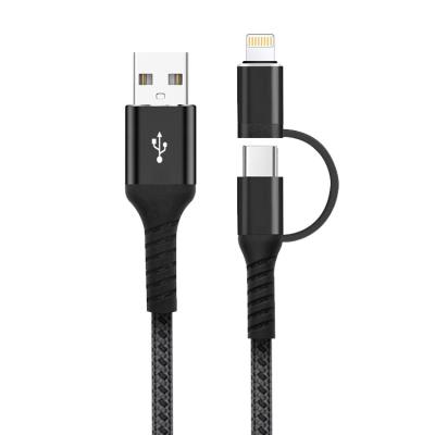 China 3A PD 18W Multifunctional USB Cable 2 In 1 Type C Fast Charger for sale