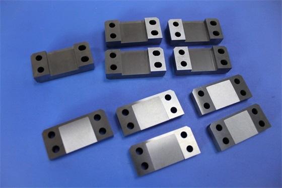 Precision tungsten carbide shearing components for medical and electronic applications