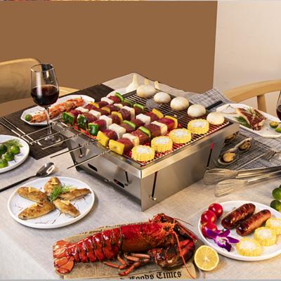China Folding Outdoor BBQ Equipment No Coated Stainless Steel Charcoal Grills en venta