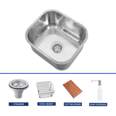China Sleek 30 Inch Undermount Kitchen Sink With Polished Finish And Sound Dampening for sale