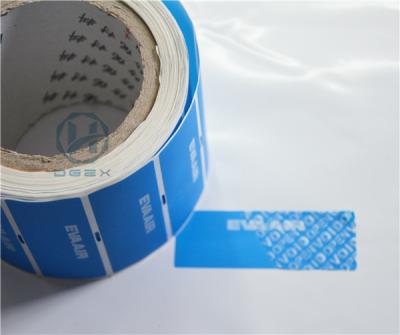 China Clear Bronzing Self Adhesive Security Labels Professional Design For Cosmetic for sale