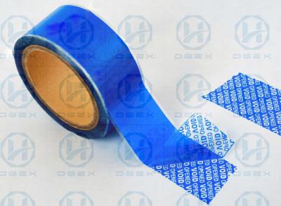 China Anti - Tear Security Packaging Tape / Tamper Resistant Tape Protect Brand Goods for sale
