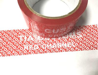 China Multifunction Tamper Seal Tape With Environmental Protection Material Foe Packing Valued for sale