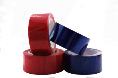 China Custom Logo Blue Anti - Counterfeit Tamper Seal Tape Evident Security Sealing Tape for sale
