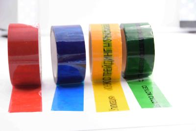 China Void Open Tamper Evident Sticker Tape Warranty Sealing Tape For Packing for sale
