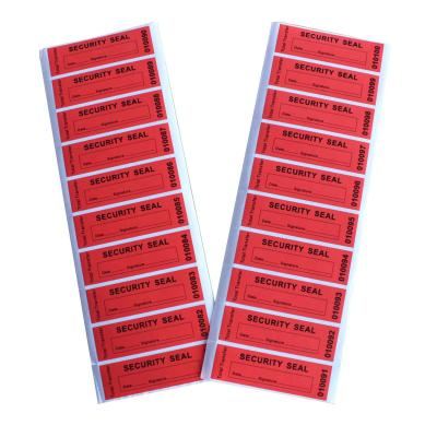 China Void Open Warranty Security Label Self Adhesive Tamper Evident Label For Envelopes for sale
