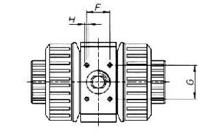 Failed Close UPVC Pneumatic on|off Valve for Acid, Alkali, Corrosive Liquid