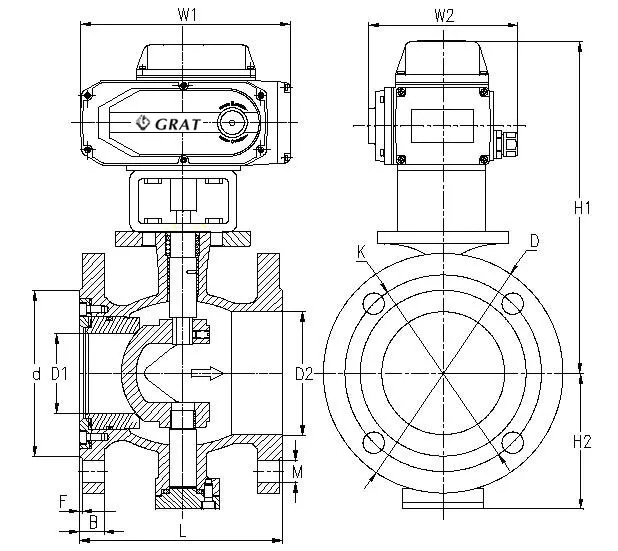 Stainless Steel Electric Control Ball Valve for Water Gas Oil