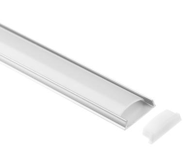 China Perfil de alumínio LED 18X6mm Luzes de formato flexível Perfis de LED montados em superfície à venda