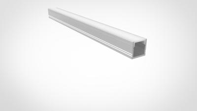 China Linear LED Light Strip Channel Surface Mounted Extrusion Aluminum 15*16mm for sale