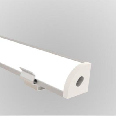 China Surface Mounted Small LED Corner Extrusion 8*8mm Aluminium Channel With Cover for sale
