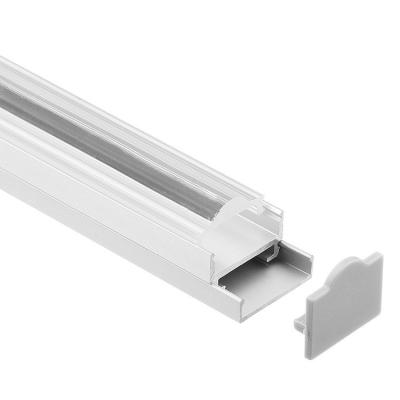 China 19.5*16mm Aluminium LED Mounting Profile Surface Mounted With Acrylic Cover for sale