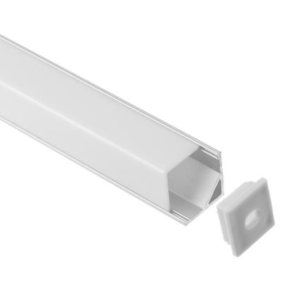 China YD-1001 Anodized LED Corner Channel Strip Lights Aluminum Profile 16*16mm for sale