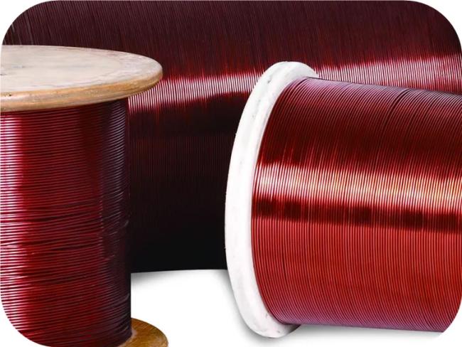 Enameled wire CuNi44 NC050 with good heat resistance