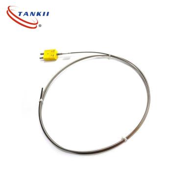 China Tankii Mineral Insulated / PFA Insulated Thermocouple Wire Type K With Connector For High Temperature for sale