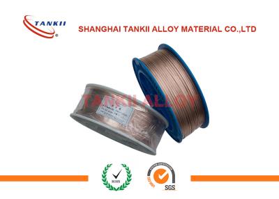 China 0.8 X 5.0mm Manganin Resistance Strip / Ribbon Cu - Mn - Ni Alloy 8.4g / M3 Density for sale