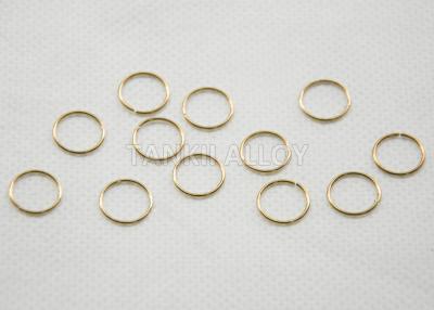 China 0.1mm - 0.5mm H63 / H65 Flat Brass Wire Customized Length For Wire Ring / Loop for sale