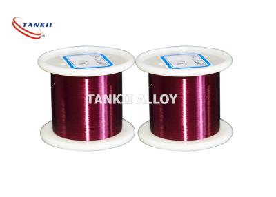 Chine Rohs a certifié la couleur rouge pure émaillée du fil 0.025mm du nickel Ni200 de revêtement à vendre
