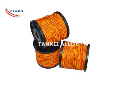 China Fiberglass Insulated K Type Thermocouple Extension Wire 21SWG 22SWG for sale