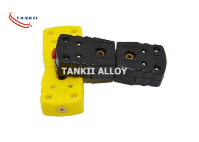 China Tipo miniatura color amarillo del termopar K de la resina de nylon del conector 16A en venta