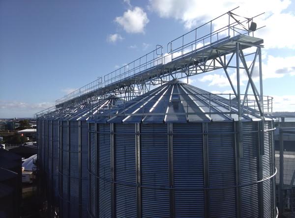 Alibaba China 2000tons grain storage silo corn maize steel silo price for sale