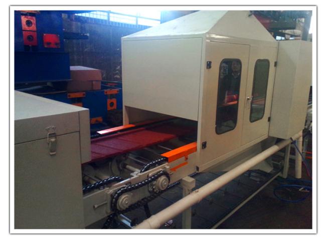 Glazed zinc stone coating roof antique tiles color coated glazed steel making machine